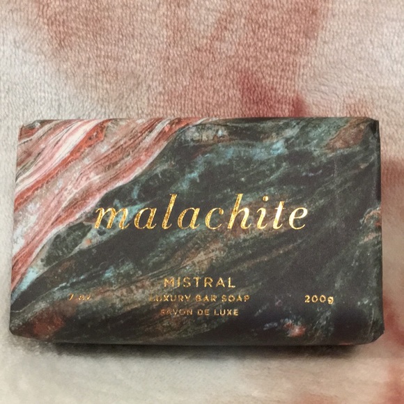 mistral Other - Mistral Malachite Scented Luxury Hand Soap NWT Large 7 oz Bar France
